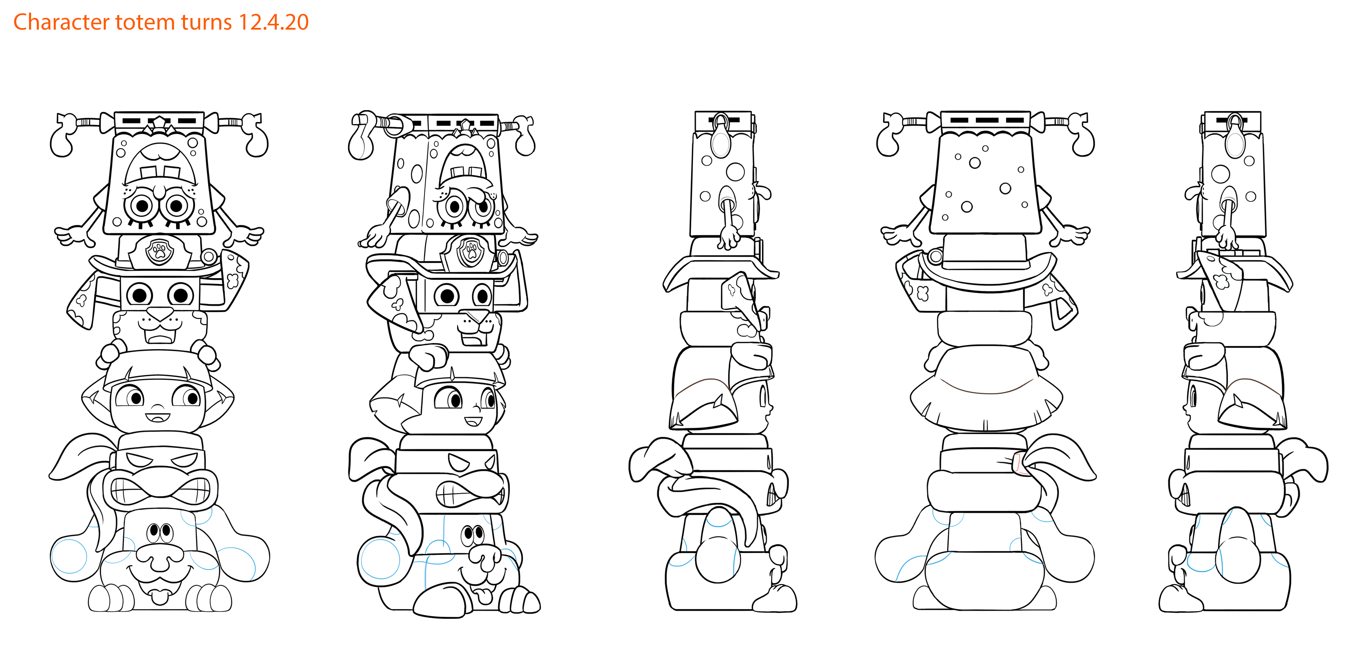 Turn-Around Drawings – Anthony Conley Art